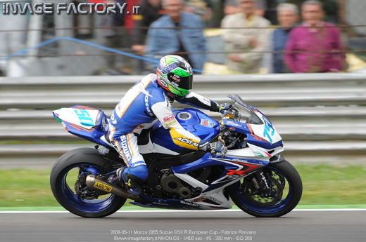 2008-05-11 Monza 2955 Suzuki GSX R European Cup - Fabrizio Pirovano